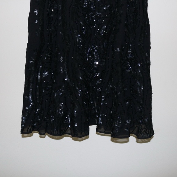 Needle & Thread Ebony Sequined Crepe Dress - Picture 9 of 13